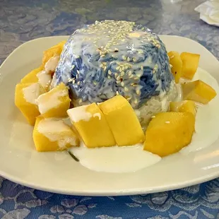 Warm Sweet Coconut Sticky Rice