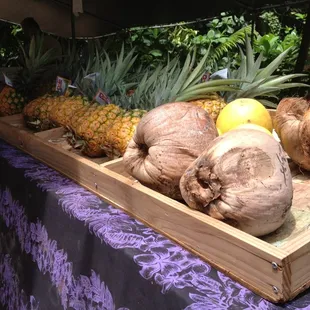 a variety of fruits and vegetables