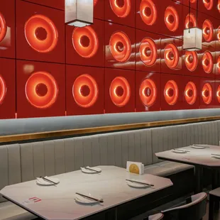 interior, sushi and sashimi