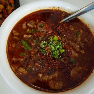 Boiled Beef in Spicy Szechuan Sauce