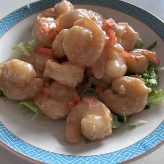Crispy Shrimp with Lemon Sauce