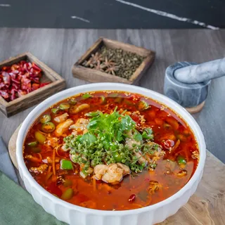 Boiled Frog in Special Spicy Sauce