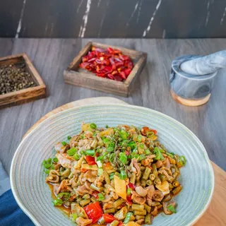 Stir Fried Chicken Gizzard