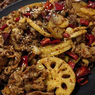 Spicy Dry Pot with Fatty Beef