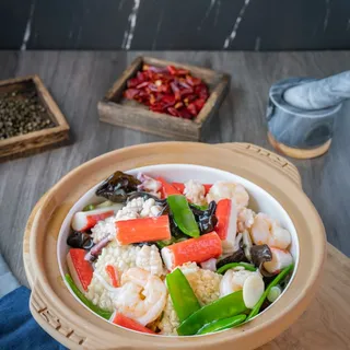 Seafood Platter w. Crispy Rice