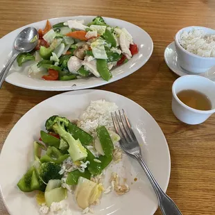 Chicken with assorted vegetables