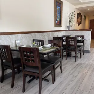 Inside dining area!