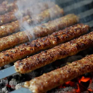 Kabobs on Fire