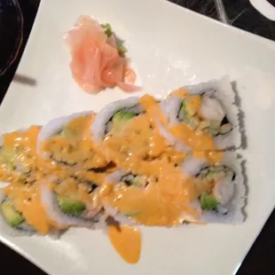 Spicy Shrimp Sushi