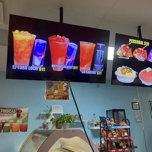 sushi and sashimi, interior