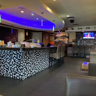 the interior of the restaurant