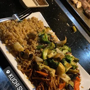 Hibachi Vegetable Dinner