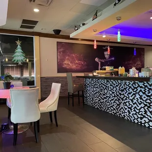 the interior of the restaurant