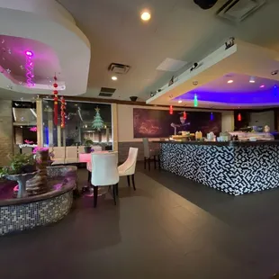 the interior of the restaurant