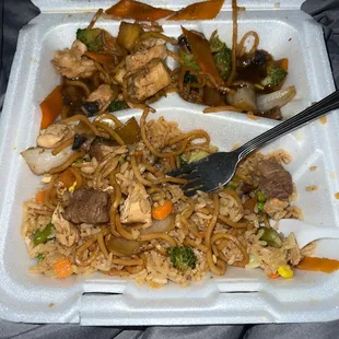 Chicken and Steak Hibachi
