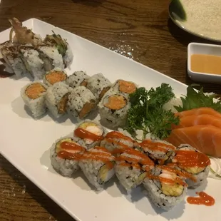 Spicy Salmon Rolls