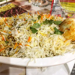 Hyderabadi chicken dum biryani