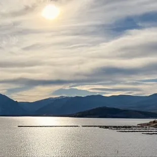 View from Dillon reservoir