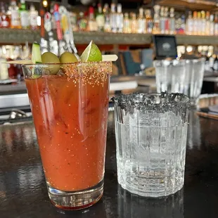 Bloody Maria and Signature Margarita