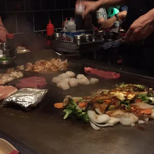 Fresh ingredients from a very talented chef all day!