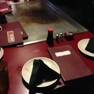 sushi and sashimi, interior