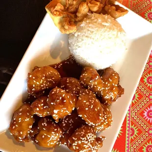 Sesame Chicken - lunch special