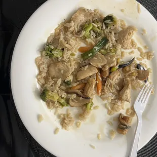 Chicken Stir Fry (No Rice Left)