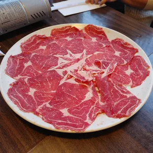 More beef ribeye look at the marble