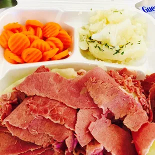 corned beef and carrots