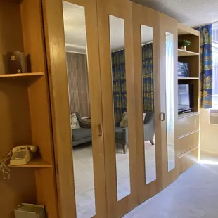 07.13.22 Murphy Bed inside the wooden cabinet