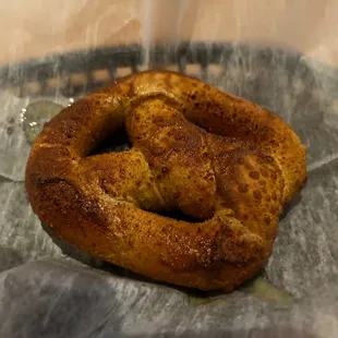 Cream cheese pretzel