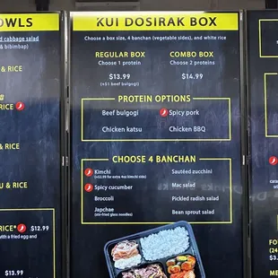 menus