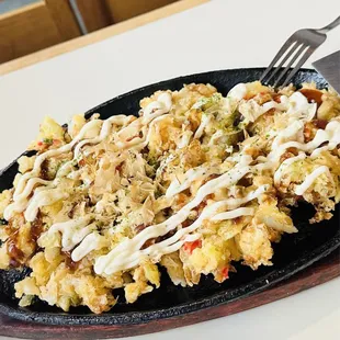 O4. Seafood Okonomiyaki