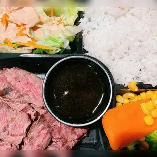 a variety of food items