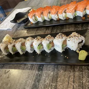 sushi and sashimi, sushi, sashimi, food