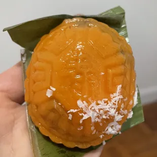 Angku - steamed glutinous rice flour skin filled with sweet red bean paste