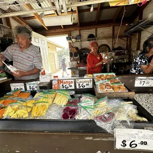 One of several fruit stands