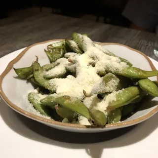 Garlic Parmesan Edamame