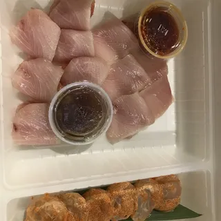 Chili Garlic Hamachi Sashimi