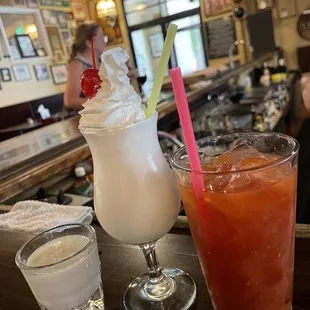 Pina Colada and Bloody Mary