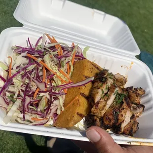 Yogurt-Marinated Chicken plate