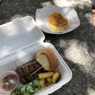 Kebapche and Banitsa