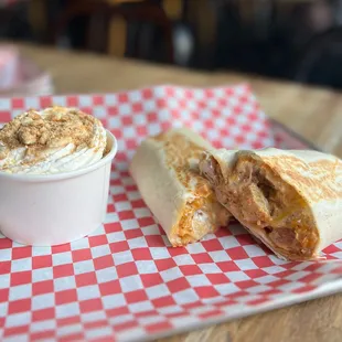 Banana Pudding &amp; Cali Burrito