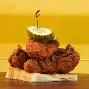 Three Tenders on Toast