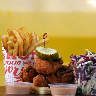 Three Tender Meal With Fries