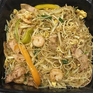 Co-worker's Singapore noodles