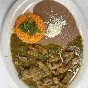 Pork in green sauce