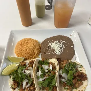 Pastor Taco Plate