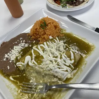 Enchiladas Verdes