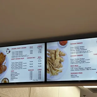 Menu + prices